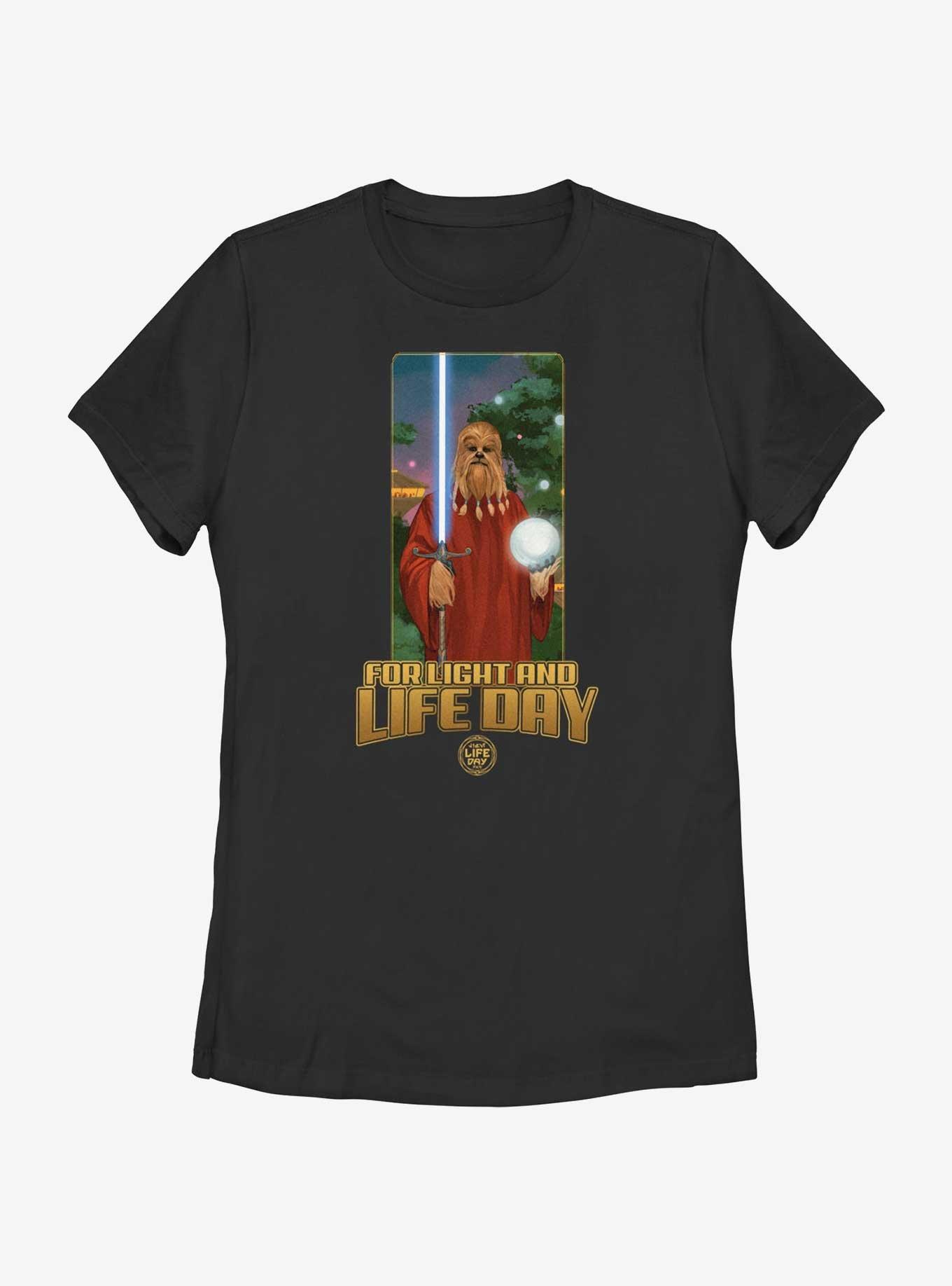 Star Wars Life Day Burryaga Poster Womens T-Shirt, , hi-res