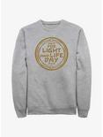 Star Wars For Light And Life Day Badge Sweatshirt, ATH HTR, hi-res