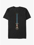Star Wars Life Day High Republic Lightsaber T-Shirt, BLACK, hi-res