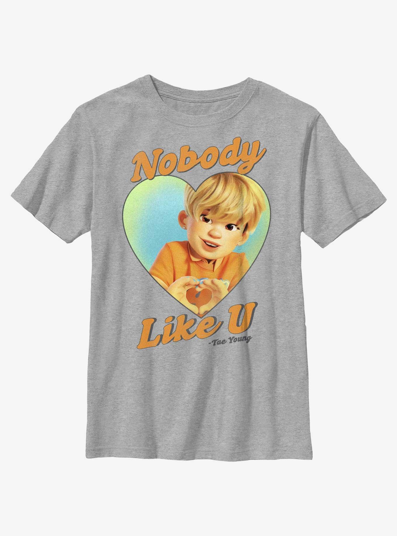 Disney Pixar Turning Red Tae Young Nobody Like You Youth T-Shirt, ATH HTR, hi-res