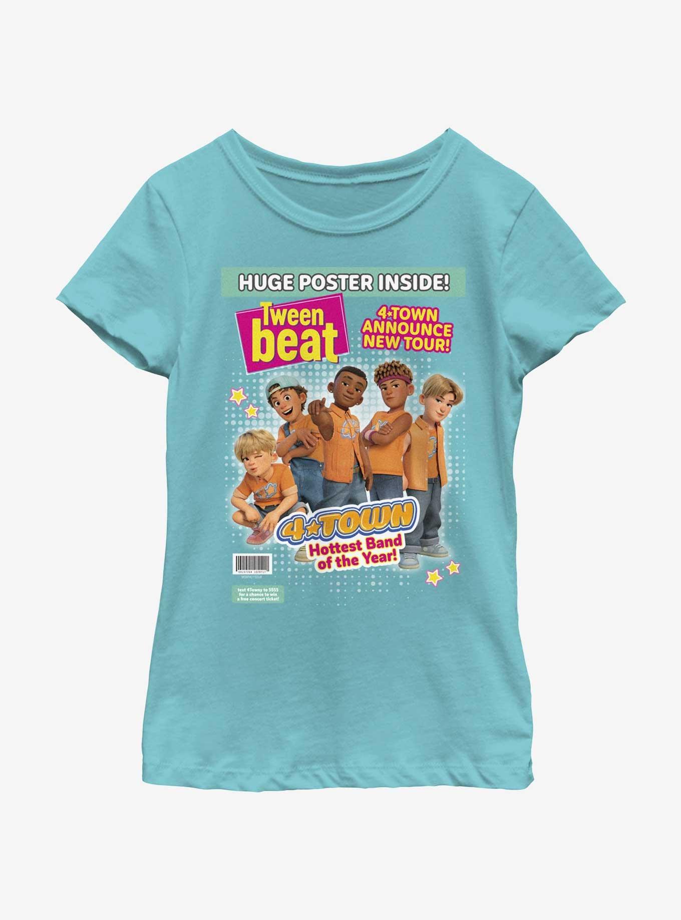 Disney Pixar Turning Red 4 Town Magazine Cover Youth Girls T-Shirt, , hi-res