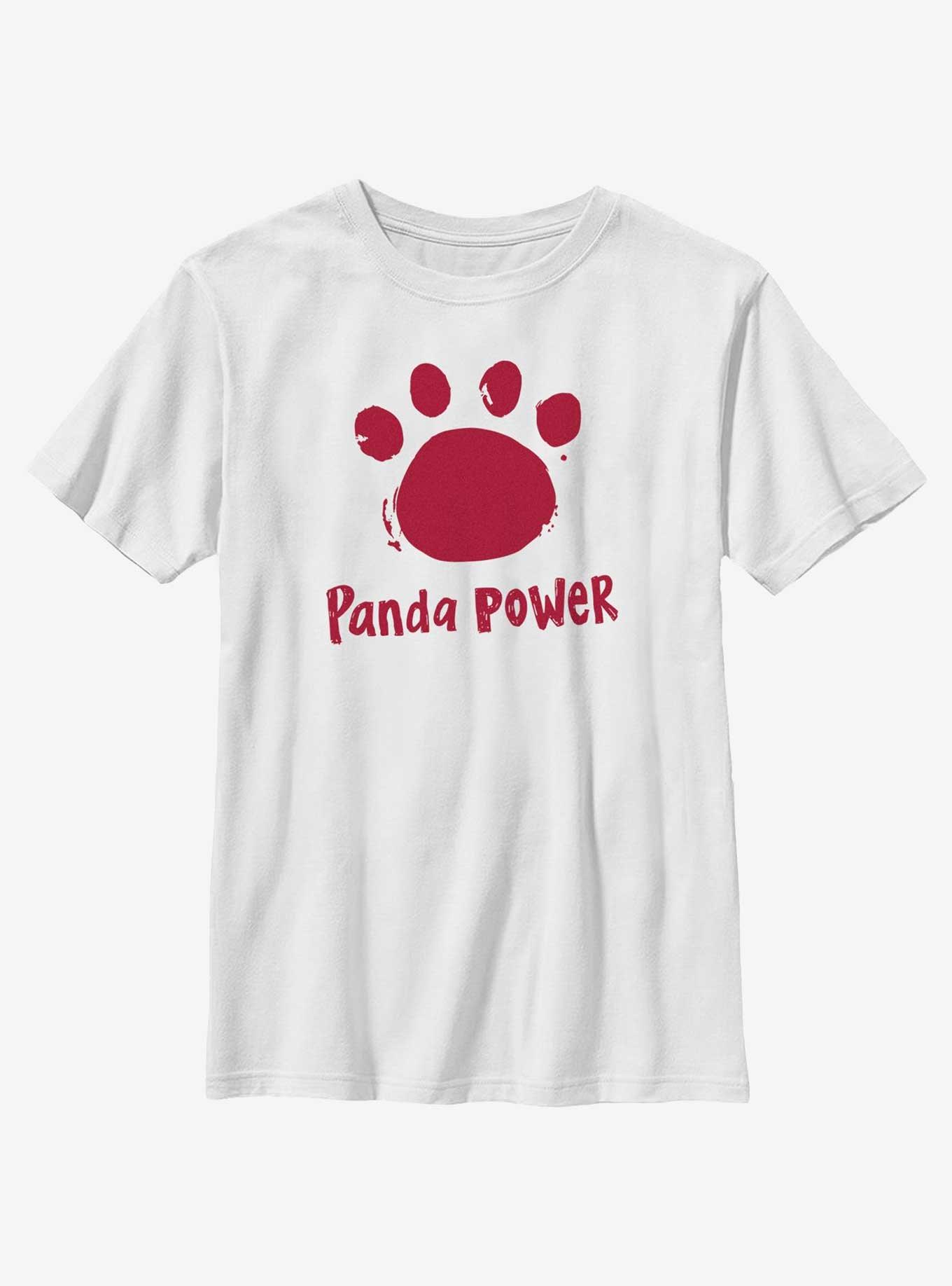 Disney Pixar Turning Red Panda Power Logo Youth T-Shirt
