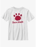 Disney Pixar Turning Red Panda Power Logo Youth T-Shirt, WHITE, hi-res