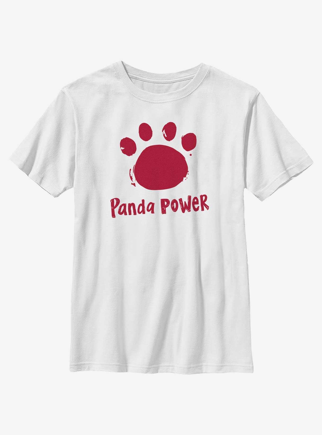 Disney Pixar Turning Red Panda Power Logo Youth T-Shirt, , hi-res
