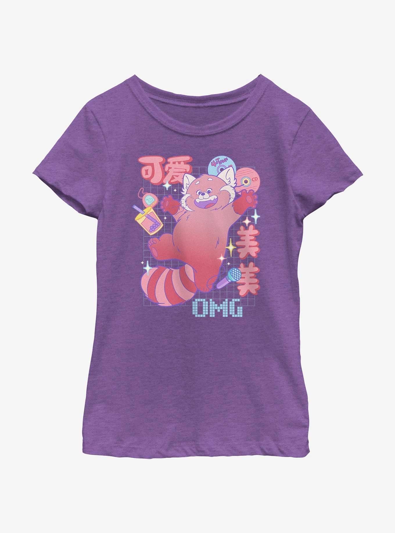 Disney Pixar Turning Red Panda Pack Youth Girls T-Shirt