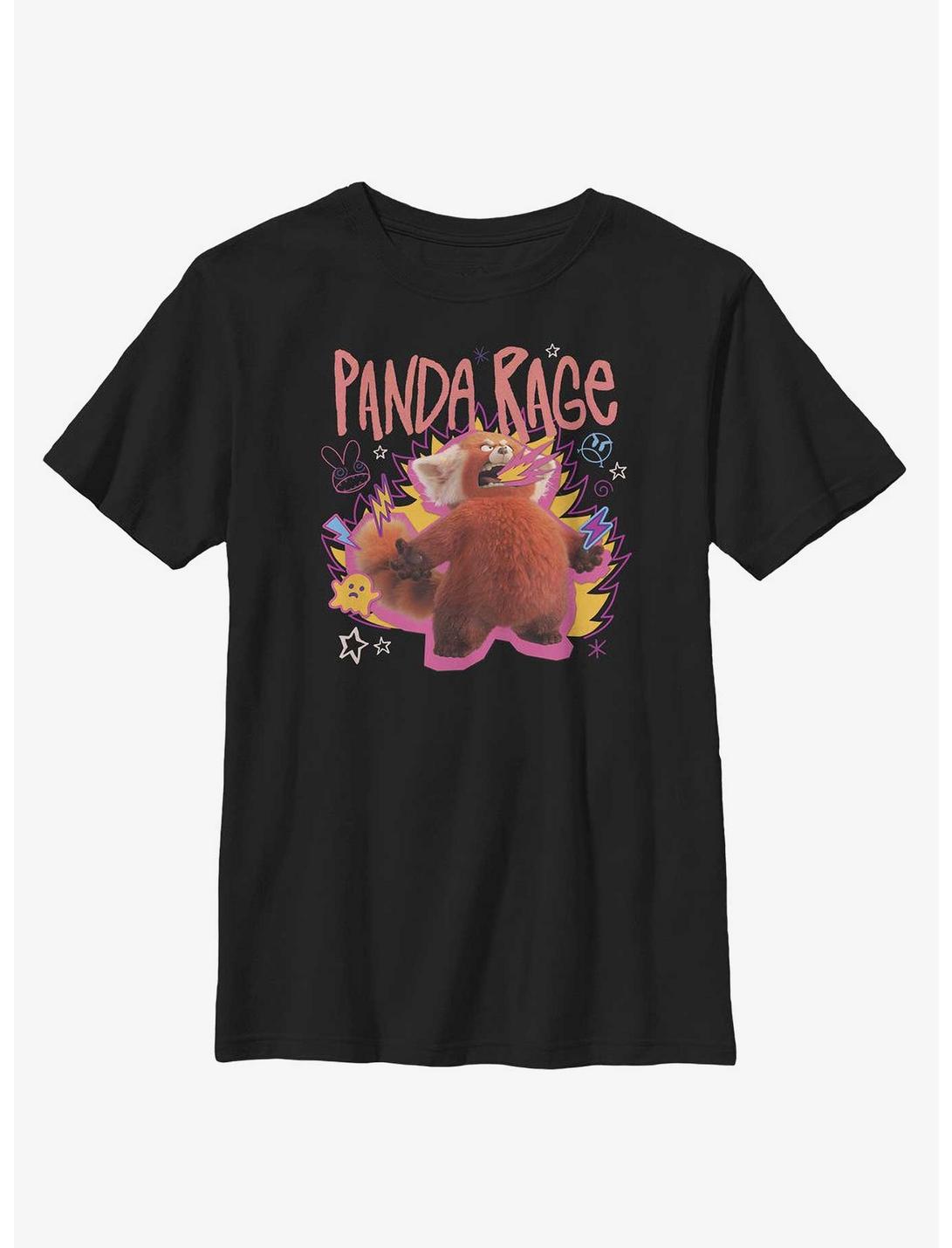 Disney Pixar Turning Red Panda Rage Portrait Youth T-Shirt, BLACK, hi-res