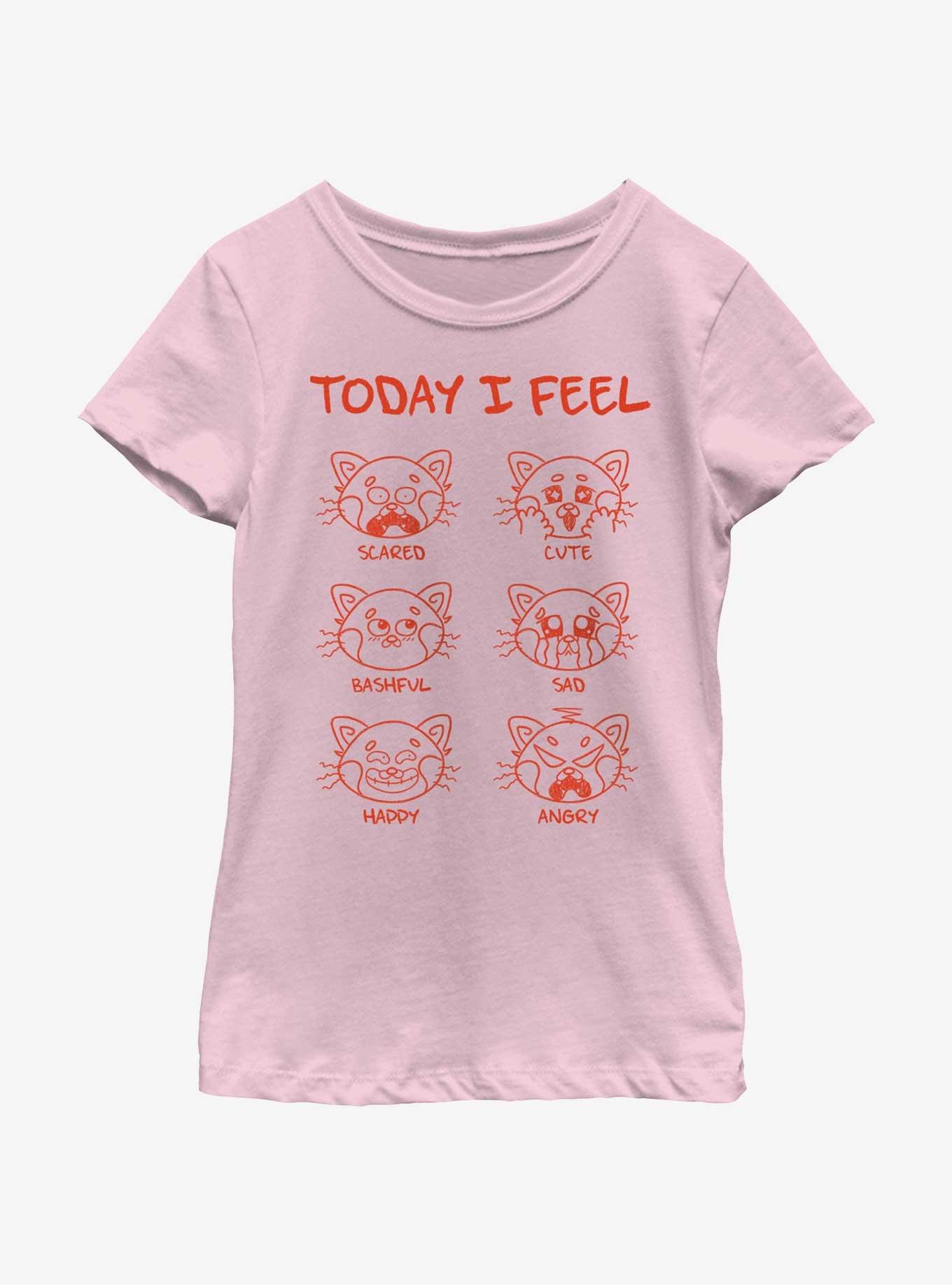 Disney Pixar Turning Red Today I Feel Youth Girls T-Shirt