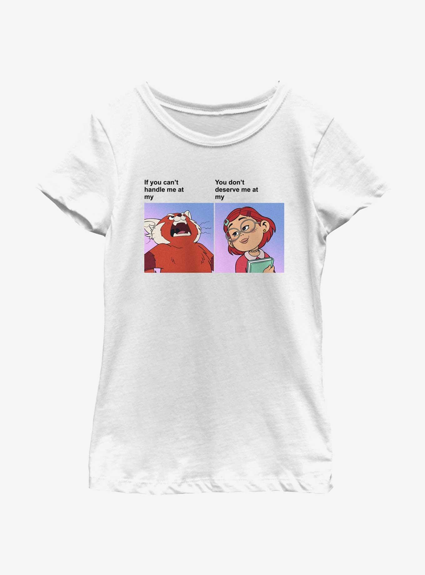 Disney Pixar Turning Red If You Can't Handle Youth Girls T-Shirt, WHITE, hi-res