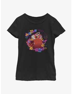 Disney Pixar Turning Red Panda Rage Doodles Youth Girls T-Shirt, , hi-res