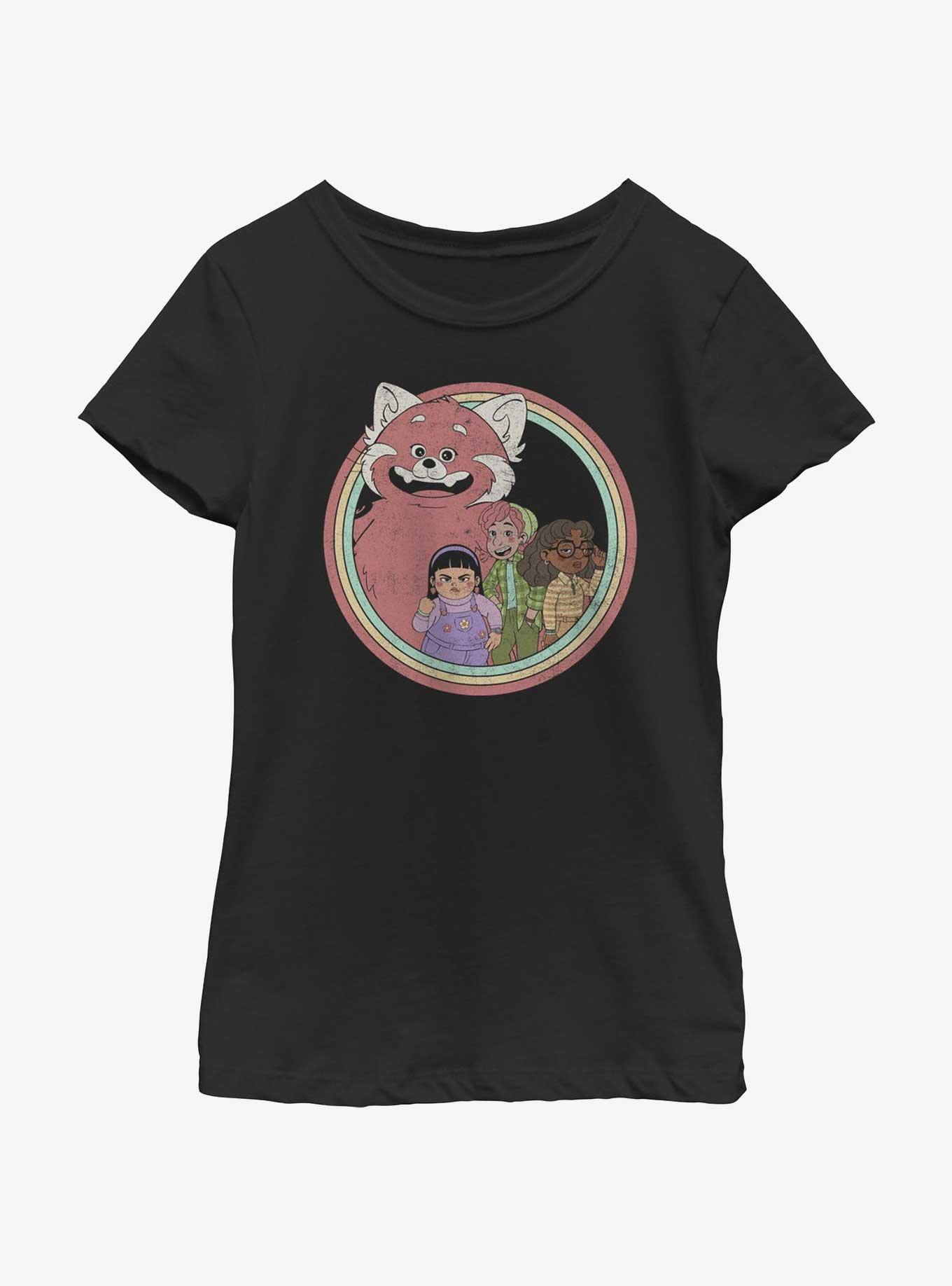 Disney Pixar Turning Red Circle Friend Group Youth Girls T-Shirt, , hi-res