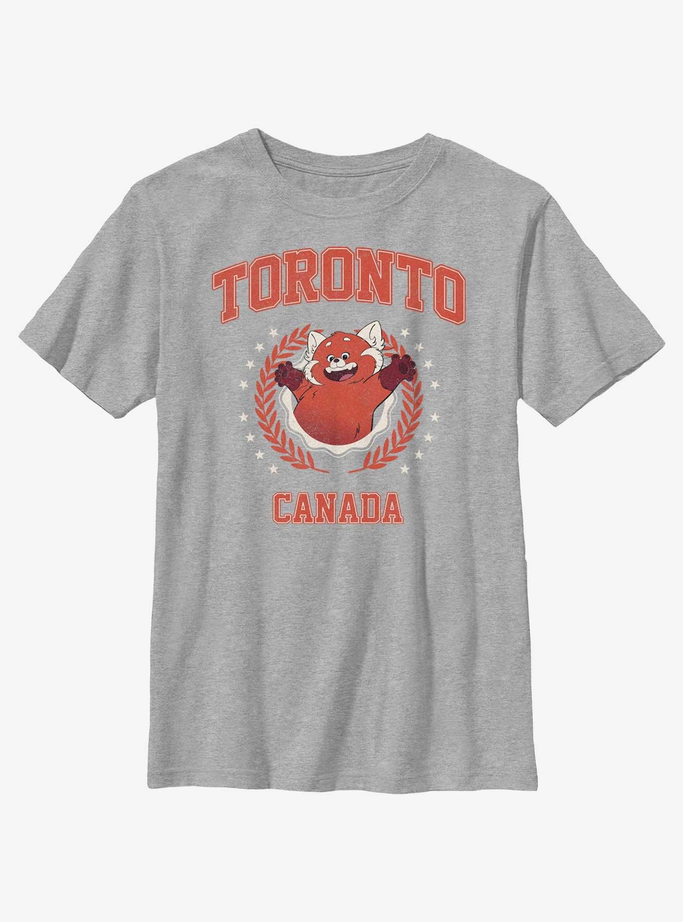 Disney Pixar Turning Red Toronto Canada Collegiate Youth T-Shirt