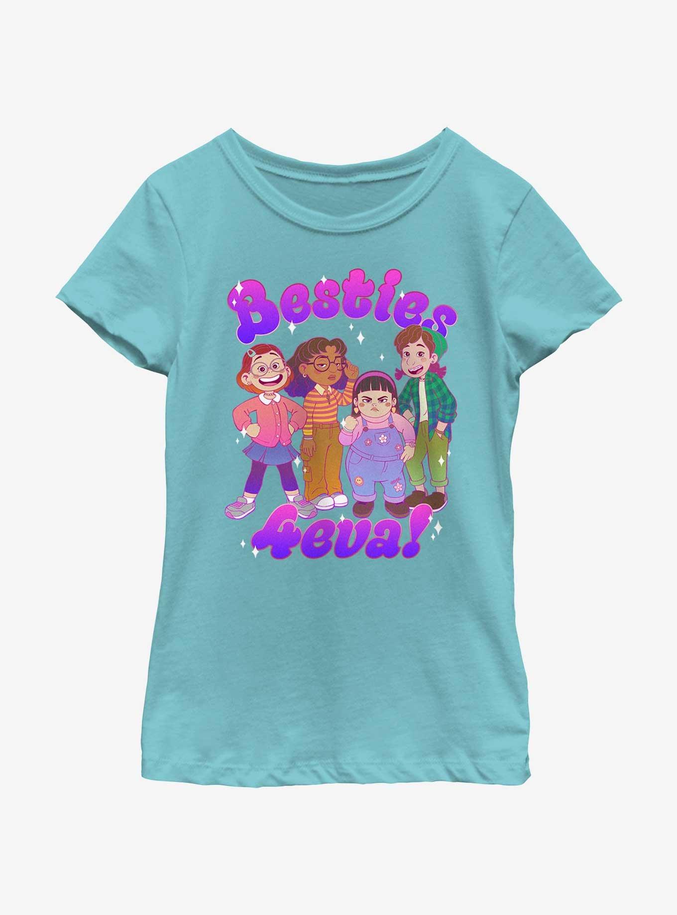 Disney Pixar Turning Red Besties 4eva Youth Girls T-Shirt