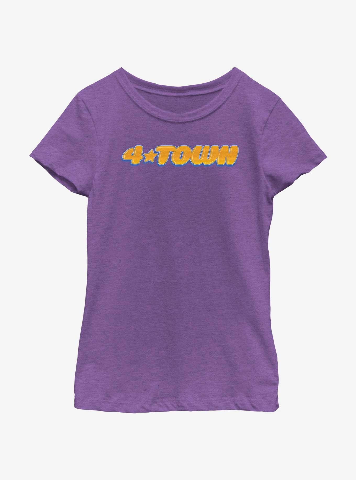 Disney Pixar Turning Red 4 Town Logo Youth Girls T-Shirt