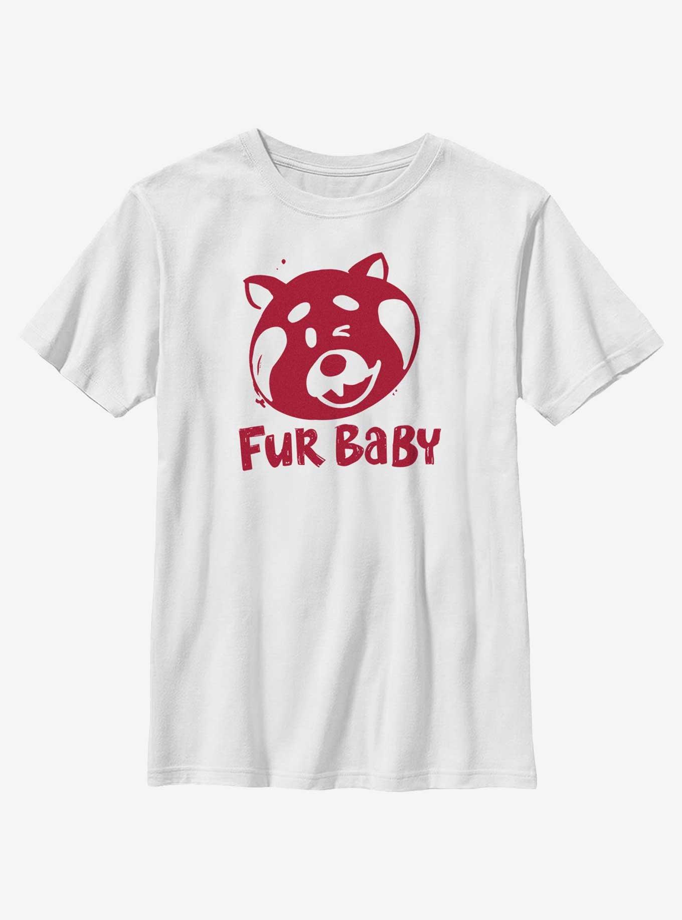 Disney Pixar Turning Red Fur Baby Youth T-Shirt, WHITE, hi-res