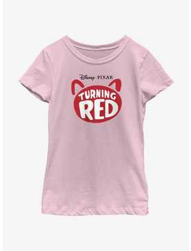 Disney Pixar Turning Red Panda Logo Youth Girls T-Shirt, , hi-res