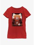 Disney Pixar Turning Red Panda Poster Youth Girls T-Shirt, RED, hi-res