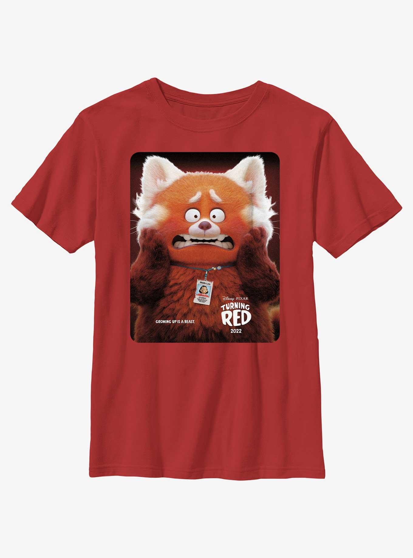 Disney Pixar Turning Red Panda Poster Youth T-Shirt