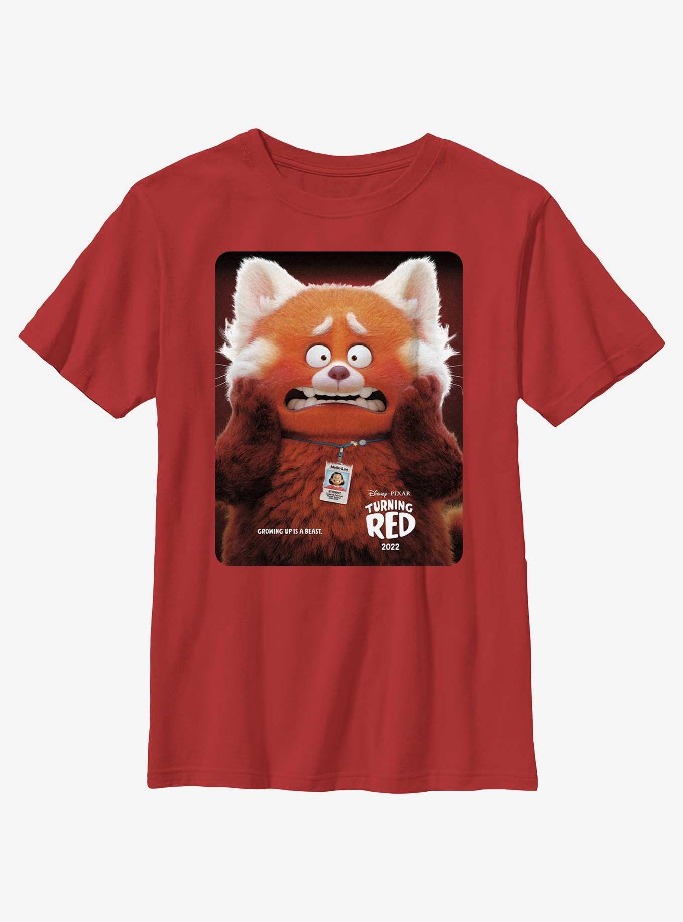 Disney Pixar Turning Red Panda Poster Youth T-Shirt, , hi-res