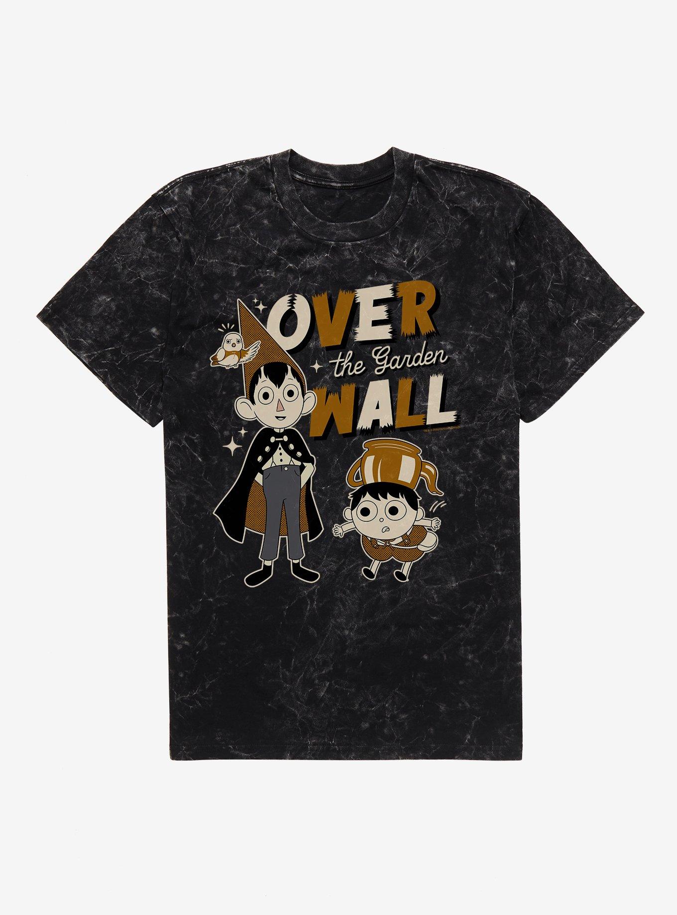 Over The Garden Wall Wirt Greg Beatrice T-Shirt, BLACK MINERAL WASH, hi-res