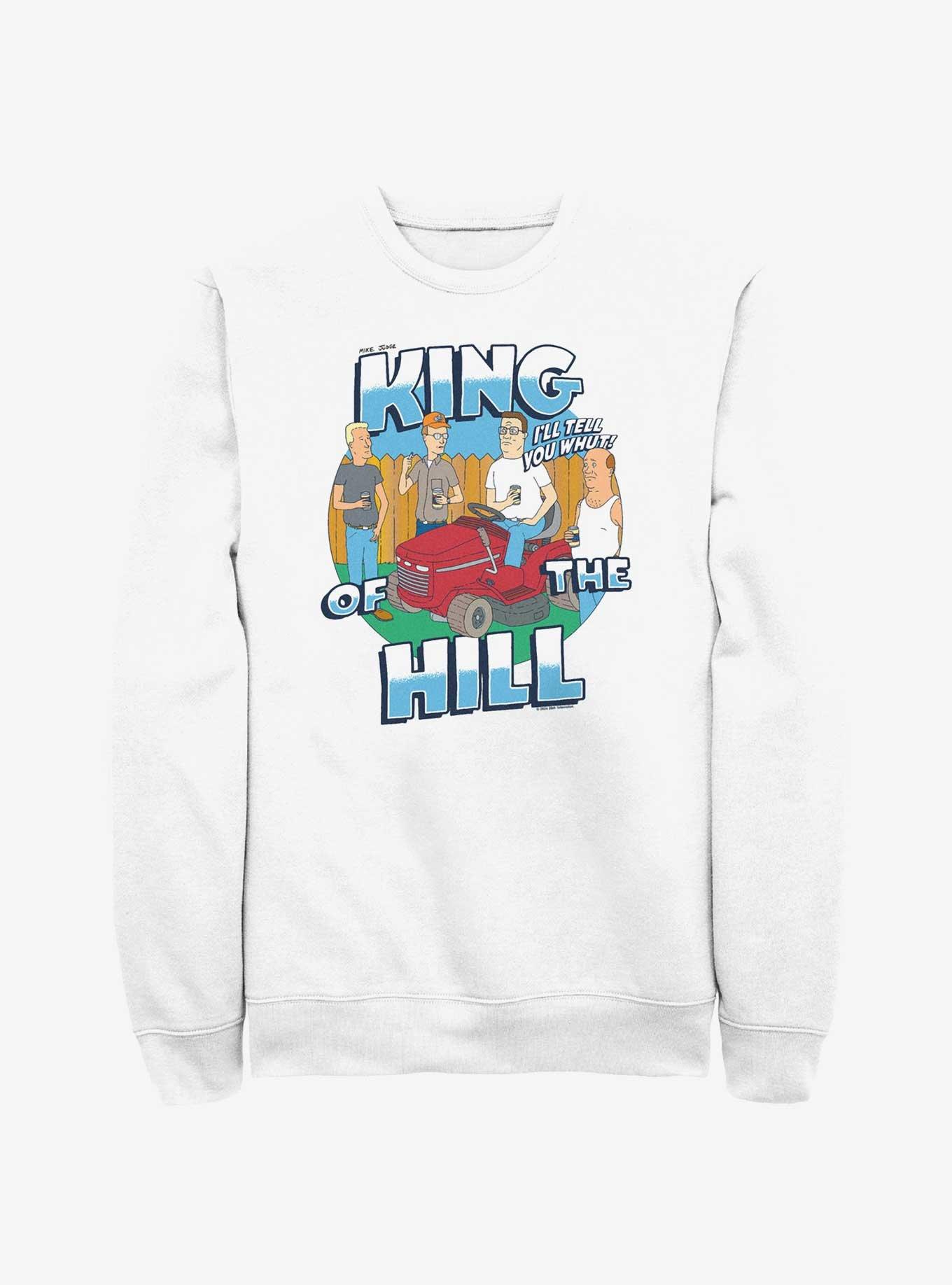 King of the Hill Whut Sweatshirt, WHITE, hi-res