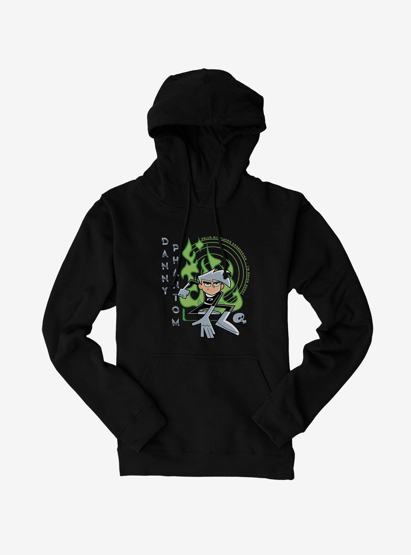 Danny Phantom Hello Misplaced Aggression Hoodie, , hi-res