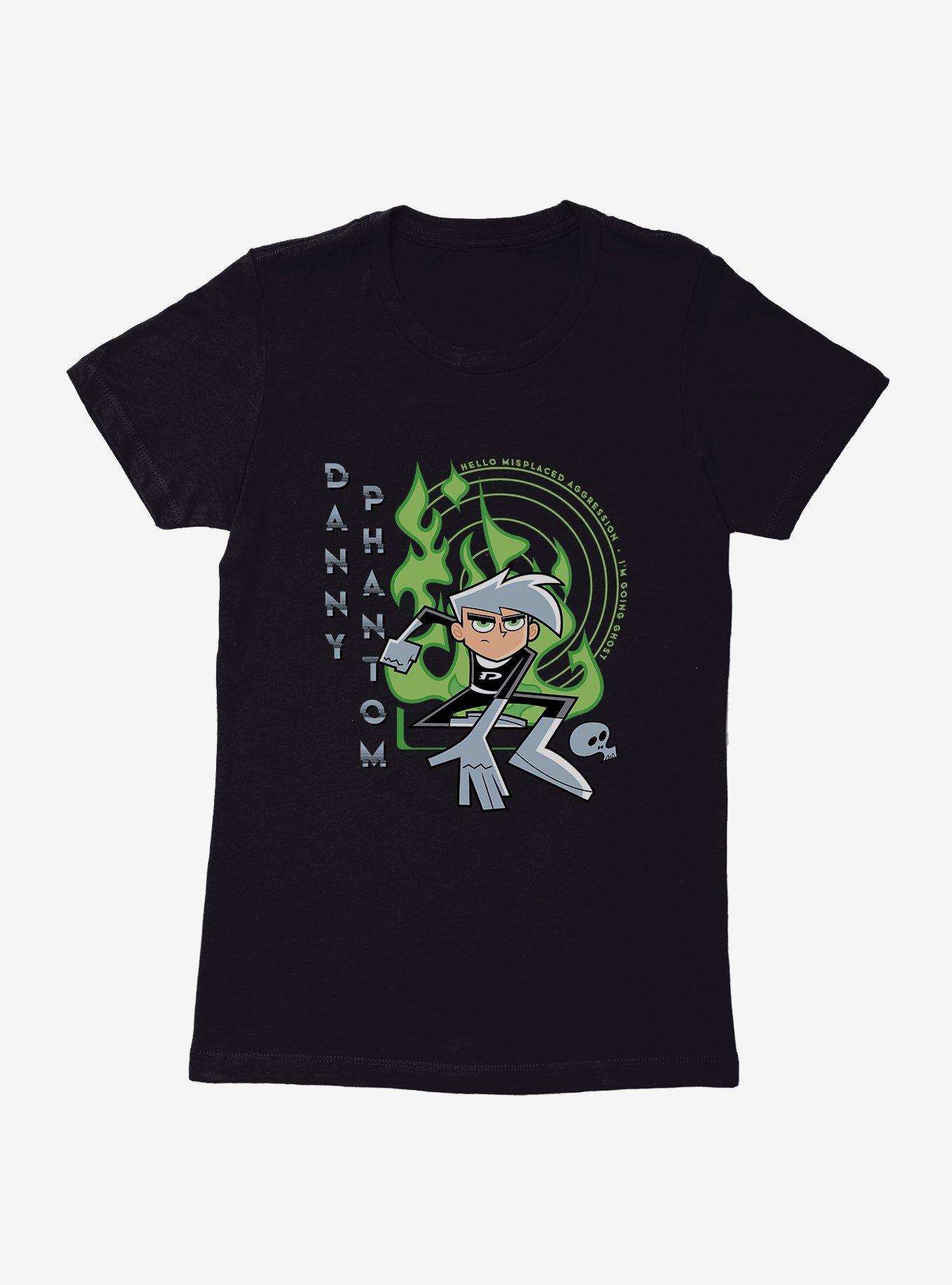 Danny Phantom Hello Misplaced Aggression Womens T-Shirt, , hi-res