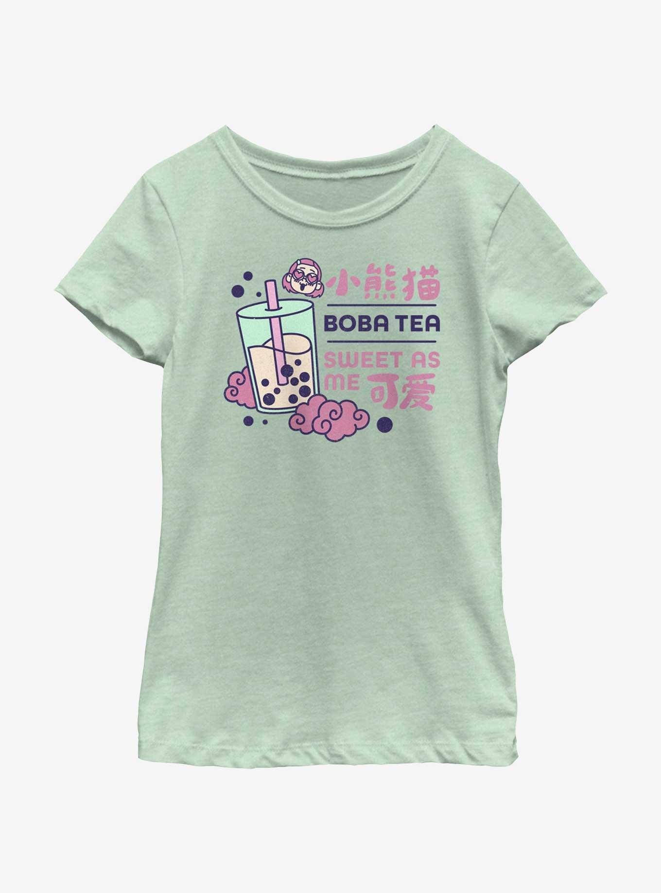 Disney Pixar Turning Red Boba Tea Sweet As Me Youth Girls T-Shirt, , hi-res