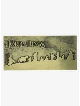 The Lord Of The Rings The Fellowship Metal Plaque, , hi-res