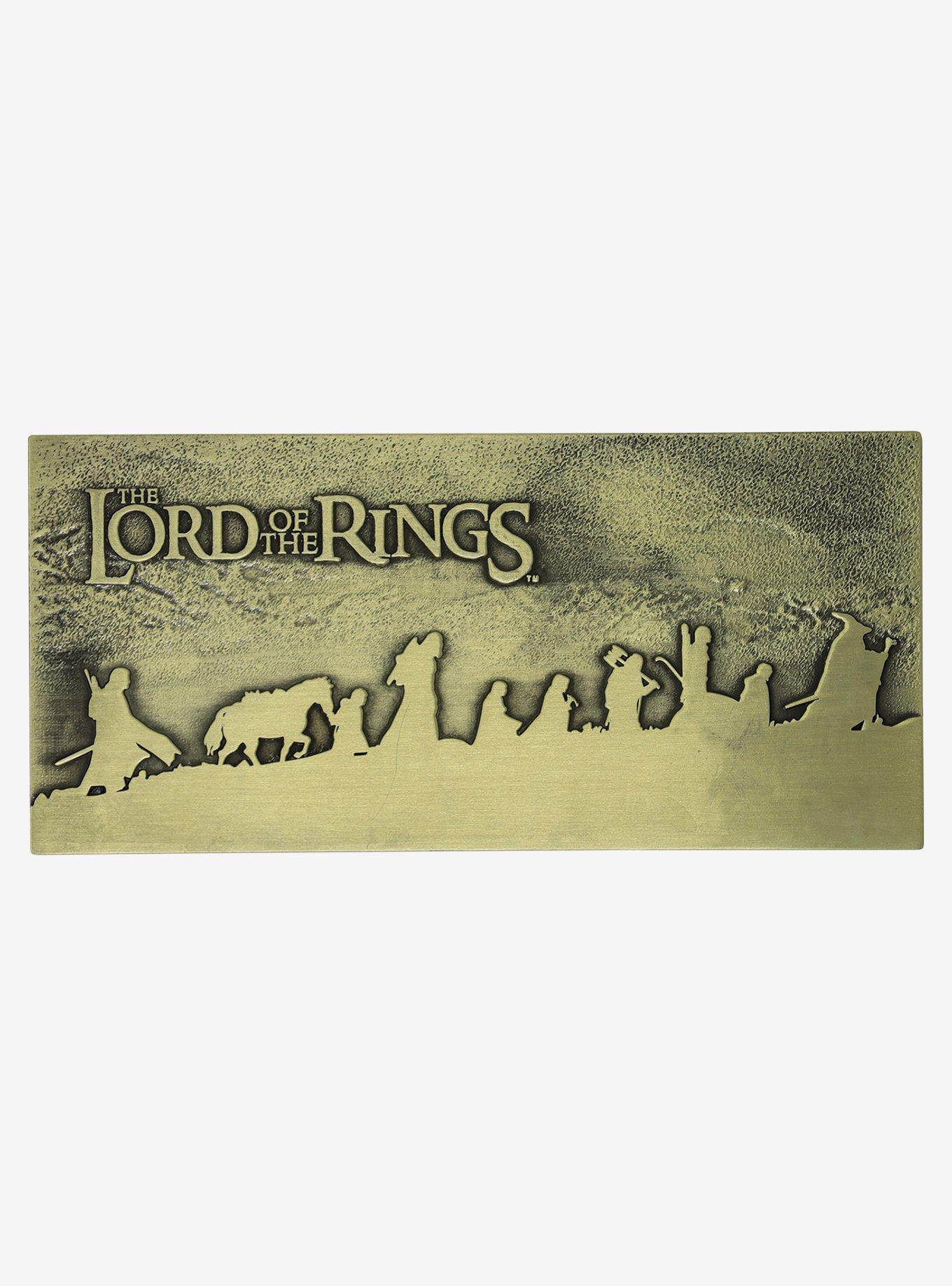 The Lord Of The Rings The Fellowship Metal Plaque, , hi-res