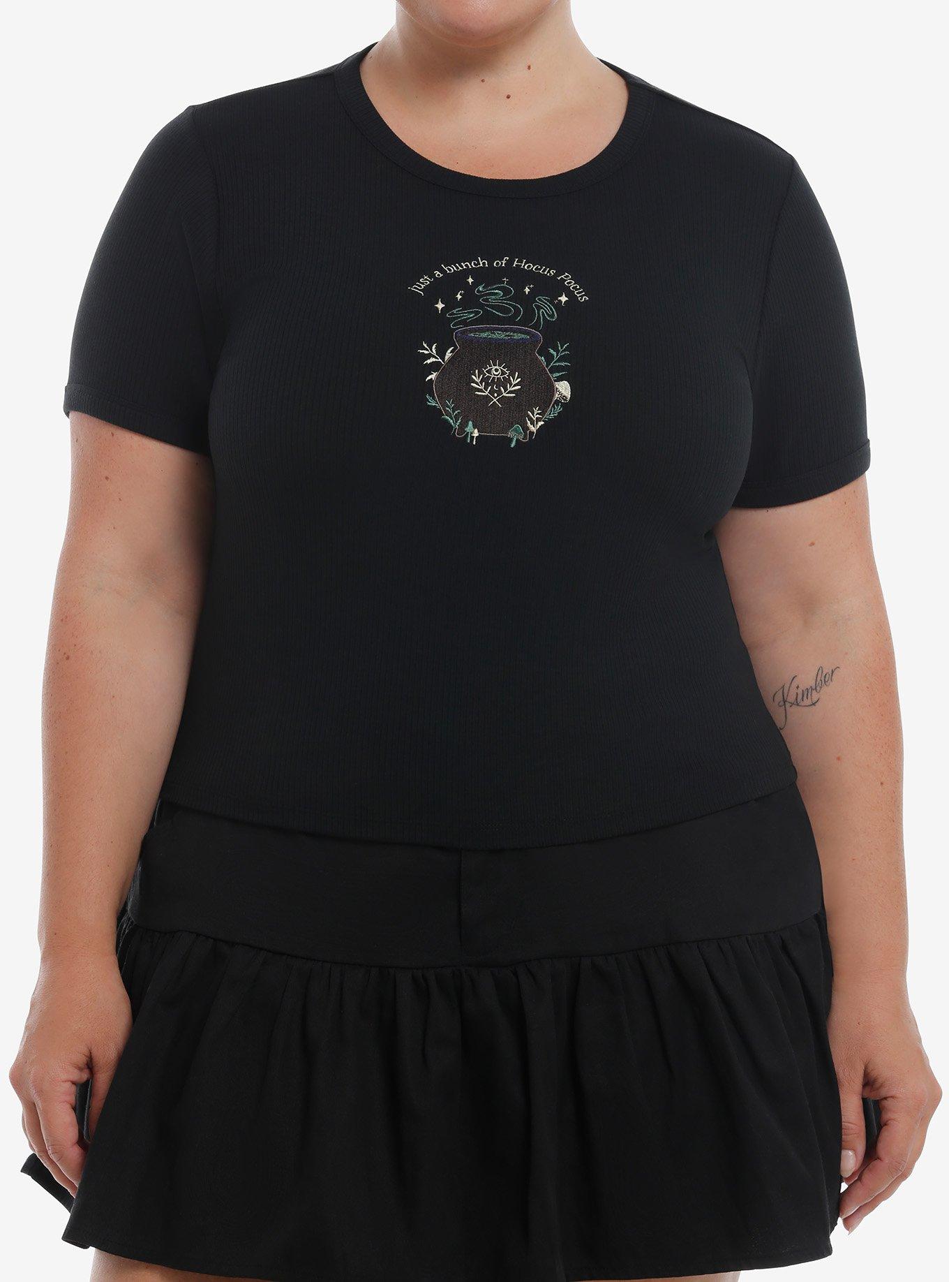 Her Universe Disney Hocus Pocus Girls Ribbed Baby T-Shirt Plus Size, , hi-res