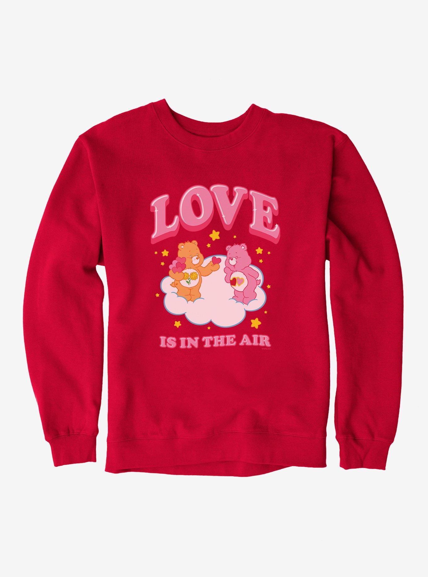 Care Bears Love Is In The Air Sweatshirt, RED, hi-res