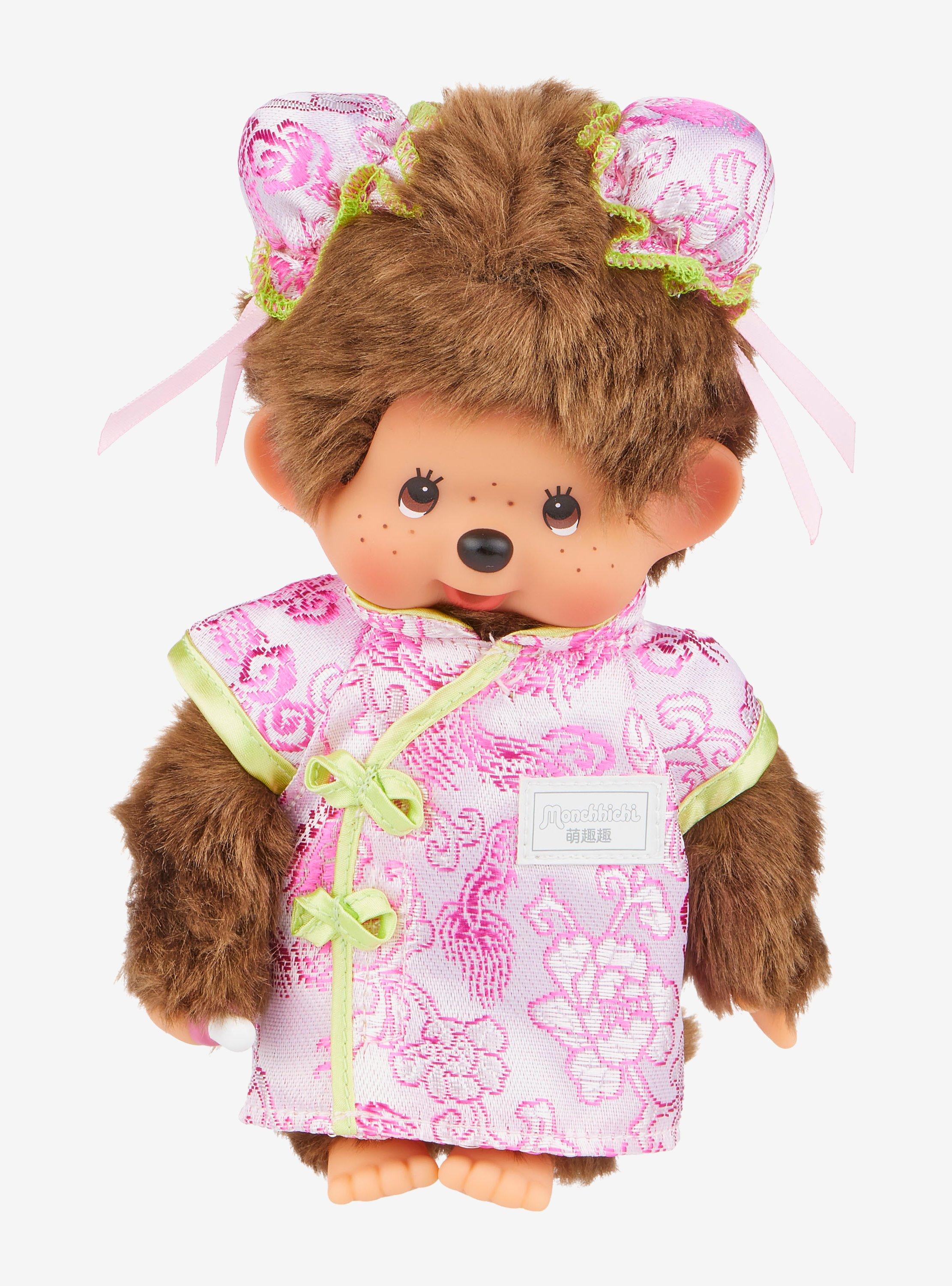 Monchhichi Traditional Chinese Dress Girl Doll, , hi-res