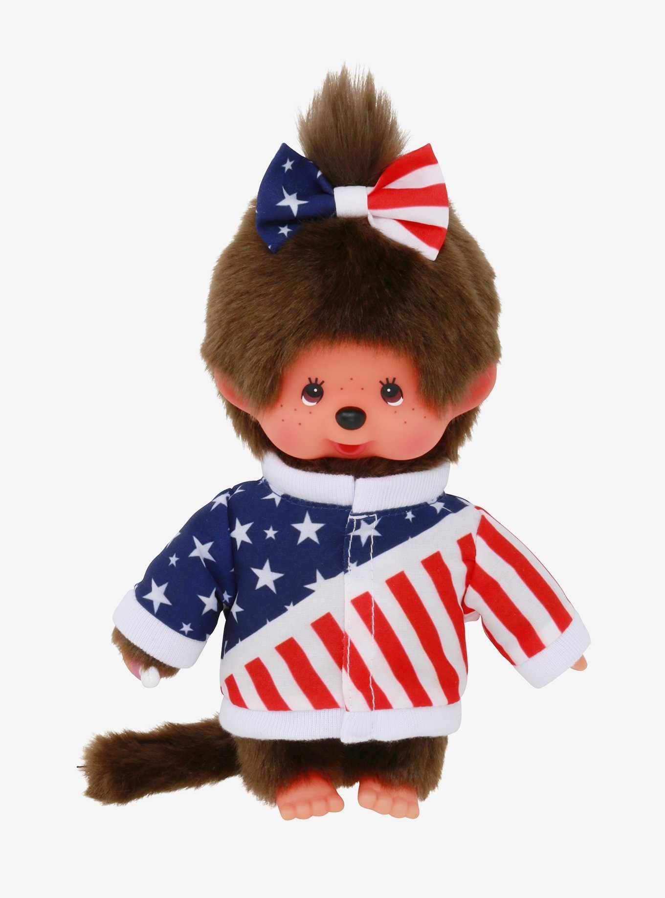 Monchhichi US Olympic Jersey Girl Doll, , hi-res