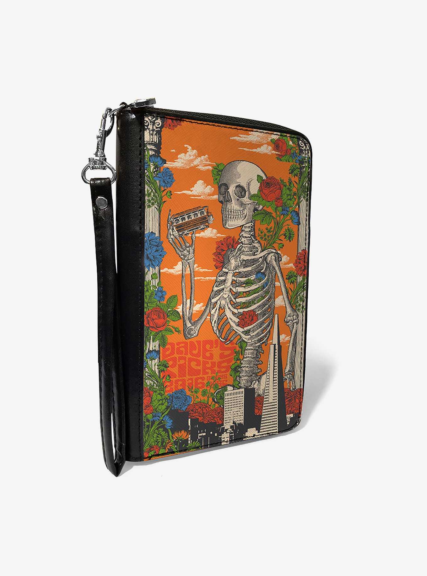 Grateful Dead Dave's Picks Skull and Roses Zip Around Wallet, , hi-res