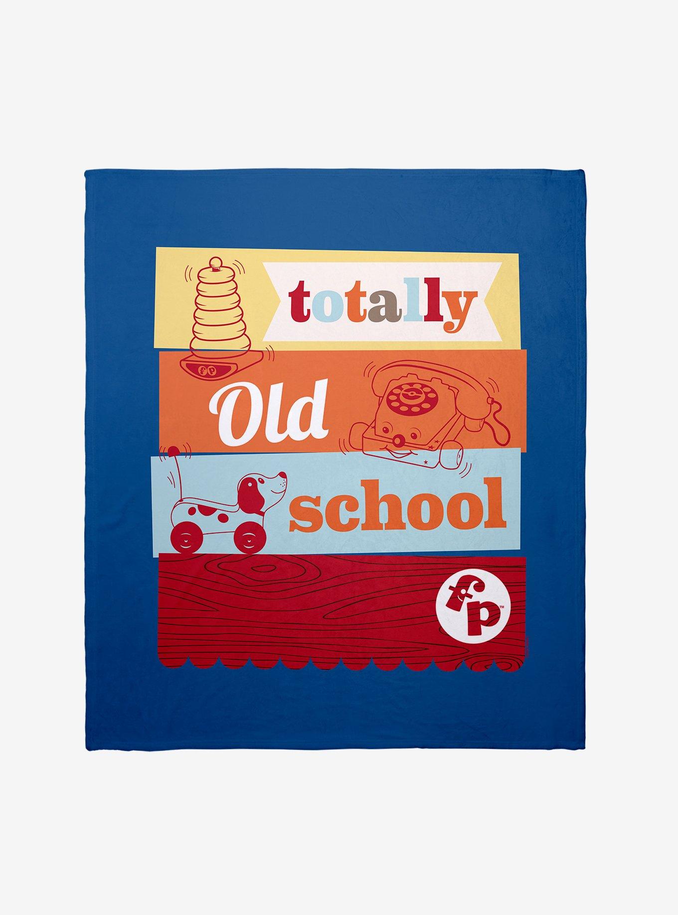 Fisher Price Totally Old School Throw Blanket, , hi-res