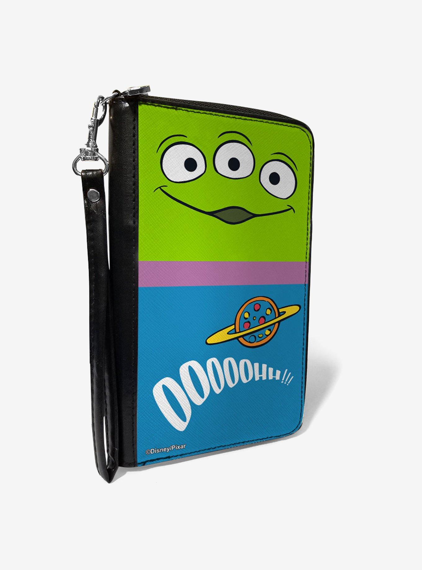 Disney Pixar Toy Story Alien Eyes Ooooohh Close Up Zip Around Wallet, , hi-res