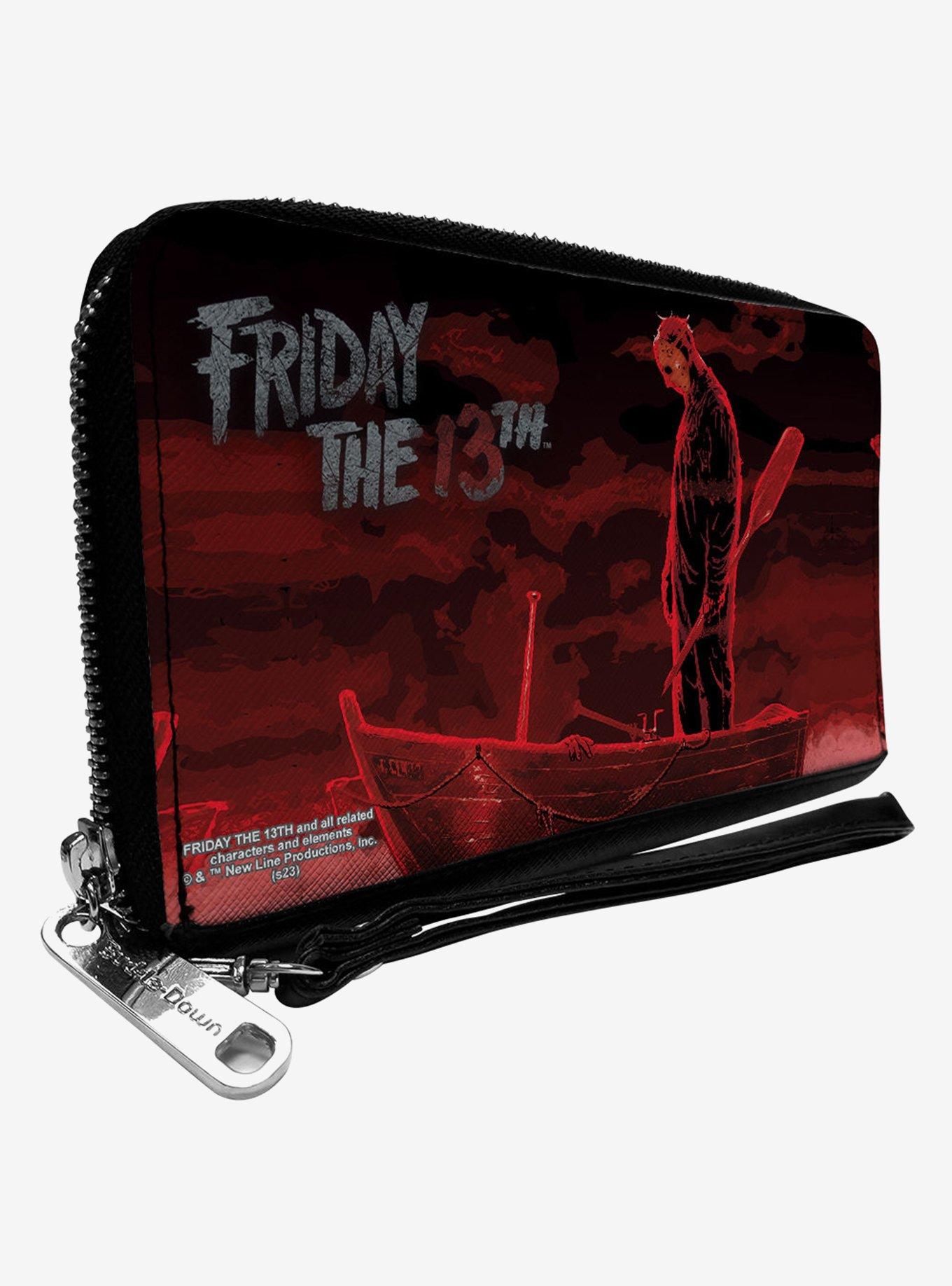 Friday the 13th Jason Boat Scene Zip Around Wallet, , hi-res