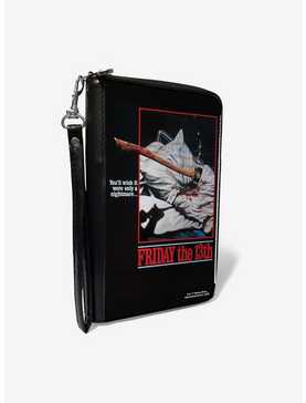 Friday the 13th You'll Wish It Were Only A Nightmare Zip Around Wallet, , hi-res