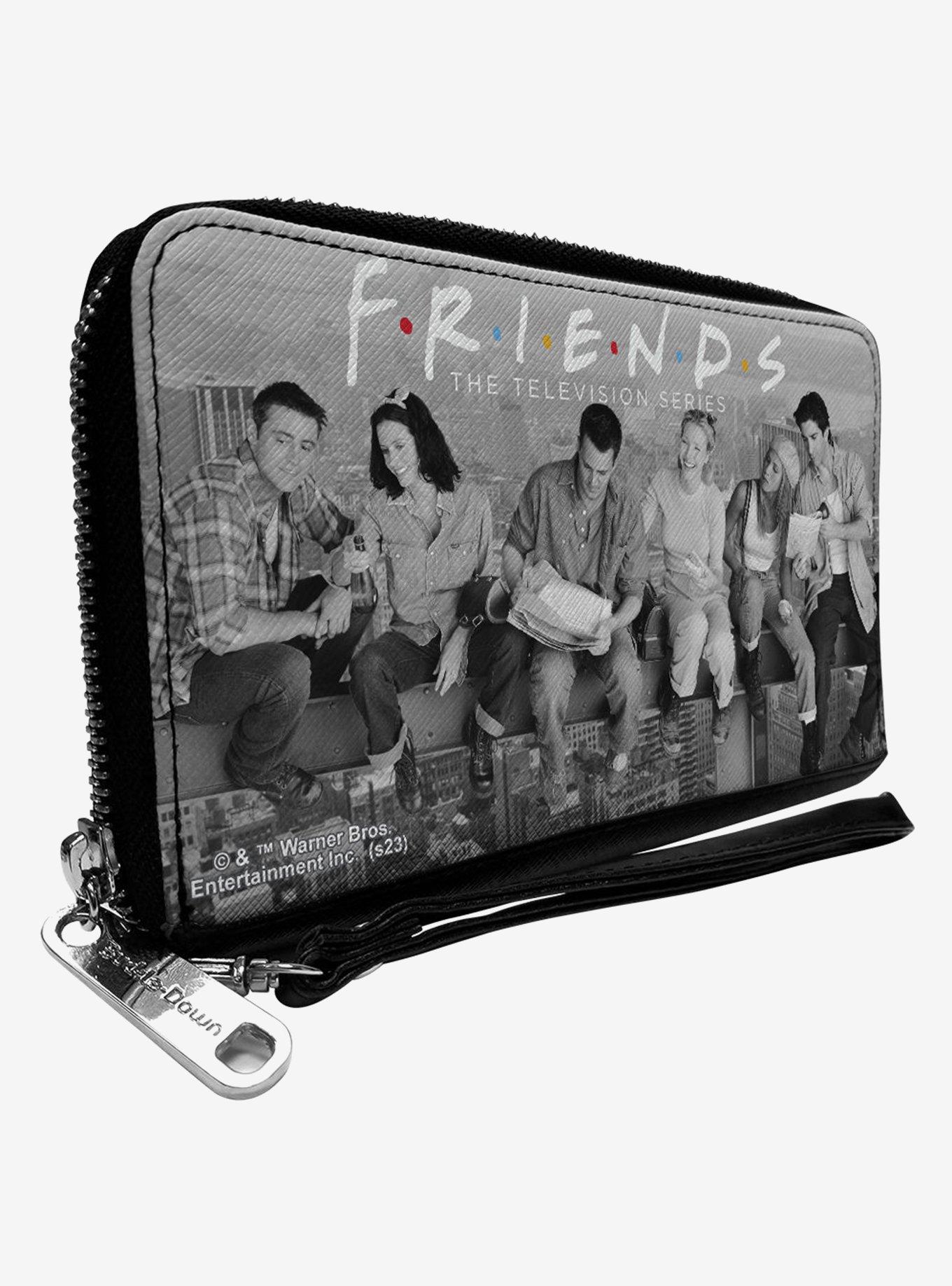 Friends Character Lunch On A Skyscraper Zip Around Wallet, , hi-res