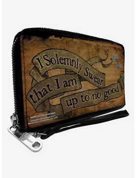 Harry Potter I Solemnly Swear That I Am Up To No Good Zip Around Wallet, , hi-res