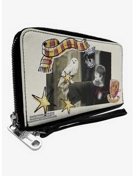 Harry Potter and Hedwig Vivid Scene and Icons Zip Around Wallet, , hi-res