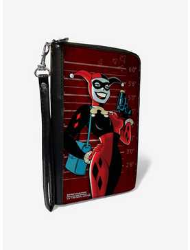 DC Comics Harley Quinn Mad Love Knock Zip Around Wallet, , hi-res