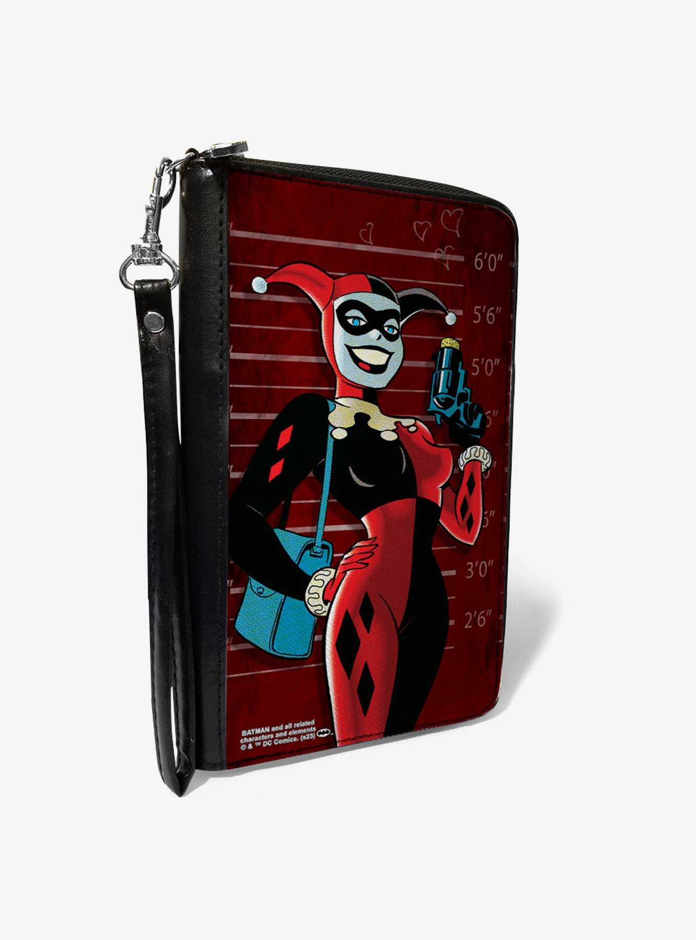 DC Comics Harley Quinn Mad Love Knock Zip Around Wallet, , hi-res