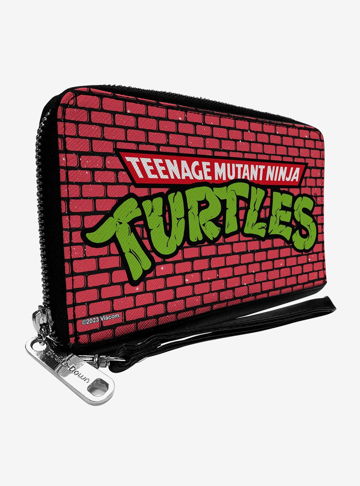 Teenage Mutant Ninja Turtles Brick Title Logo Zip Around Wallet