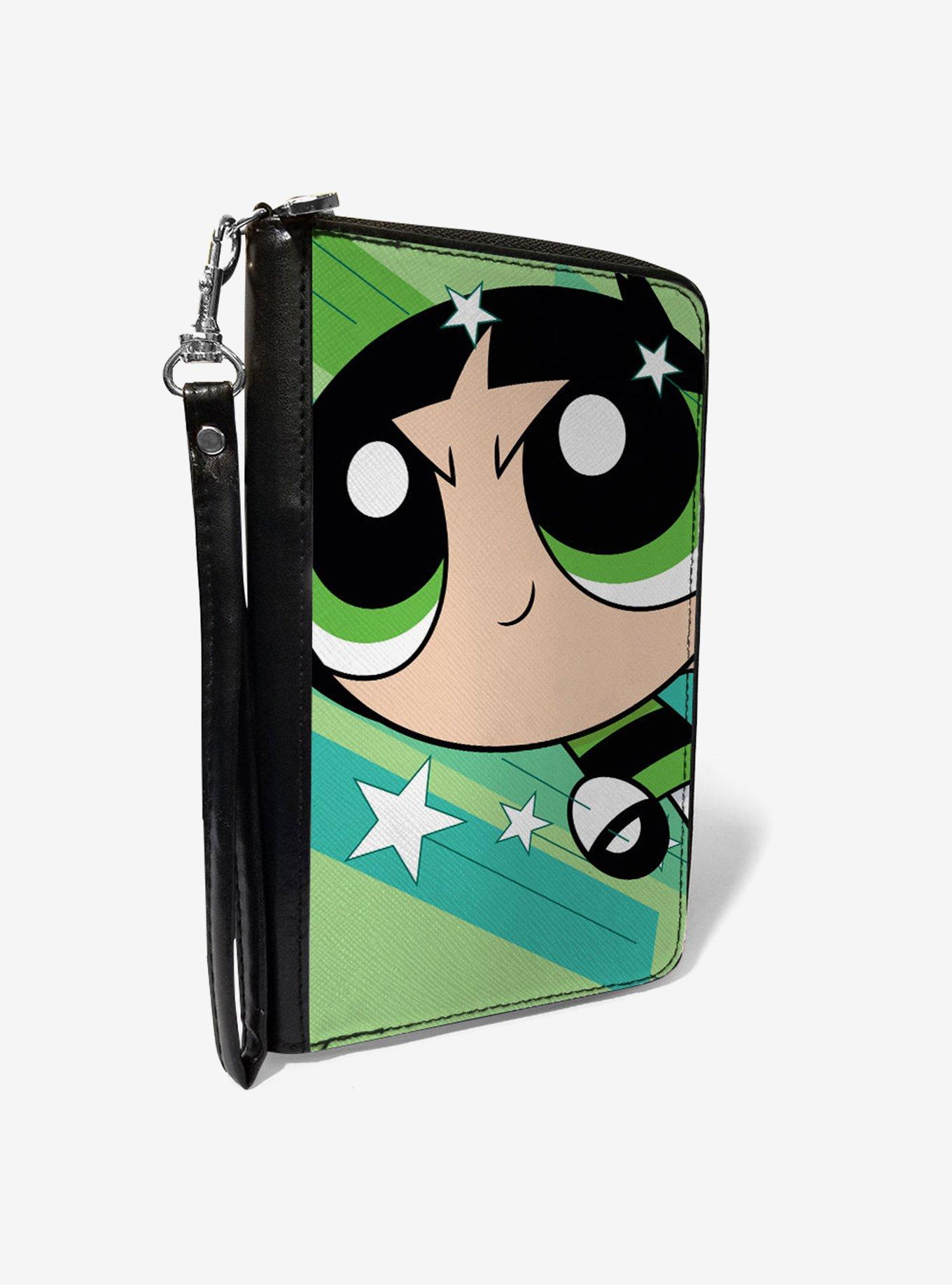 The Powerpuff Girls Buttercup Close-Up Pose Zip Around Wallet, , hi-res