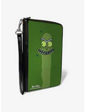 Rick and Morty Pickle Rick Grinning Zip Around Wallet, , hi-res