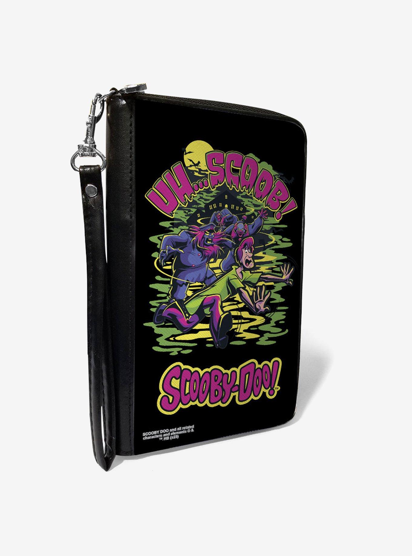 Scooby-Doo! Monsters Chasing Shaggy Uh Scoob! Zip Around Wallet, , hi-res