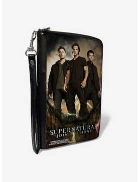 Supernatural Dean Sam & Castiel Join The Hunt Zip Around Wallet, , hi-res