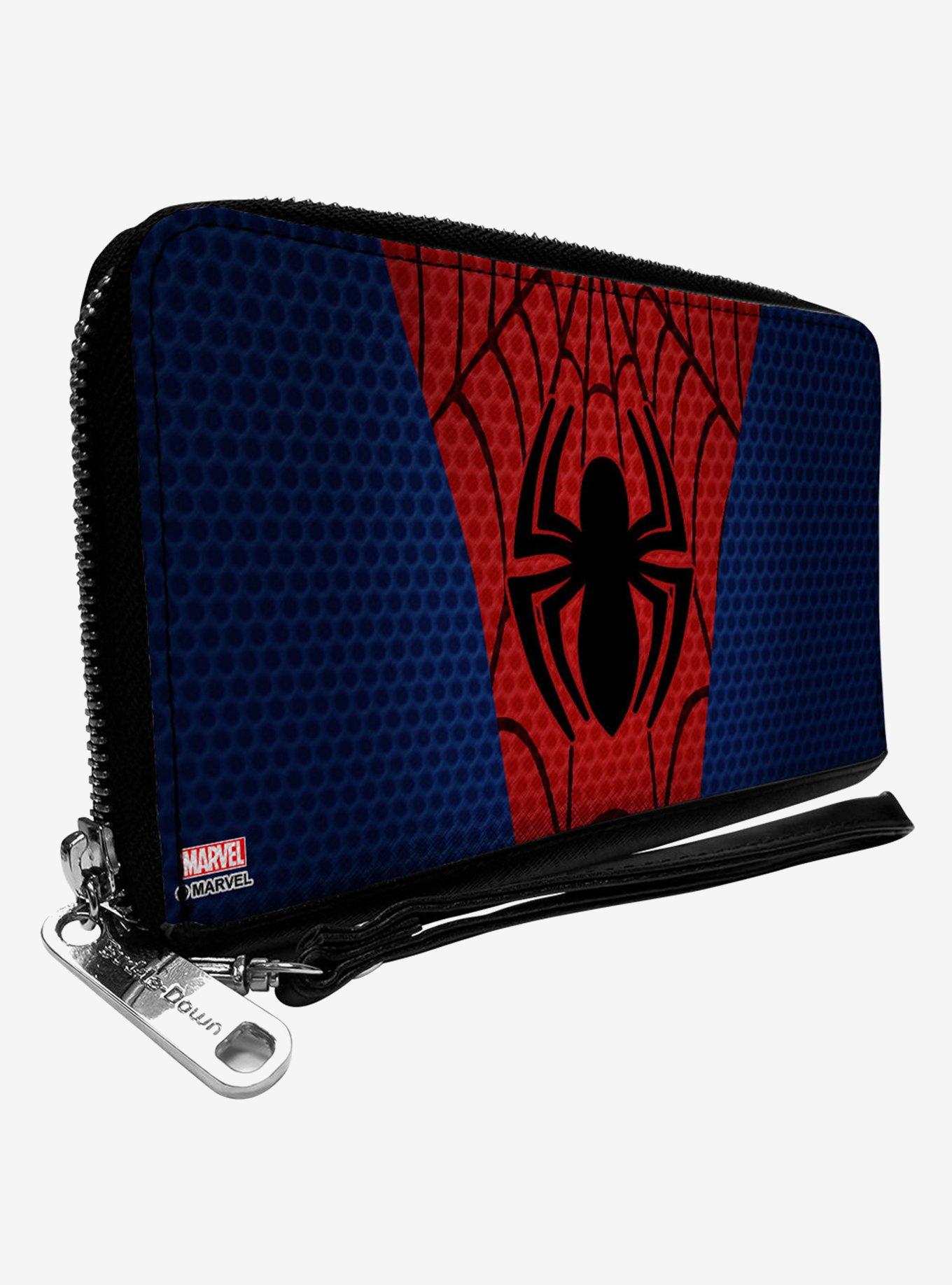Marvel Spider-Man Chest Spider Close Up Zip Around Wallet