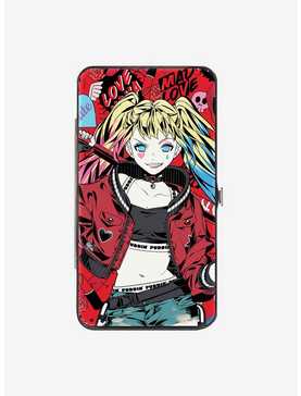 DC Comics Harley Quinn Pudding Anime Poses and Icons Hinged Wallet, , hi-res